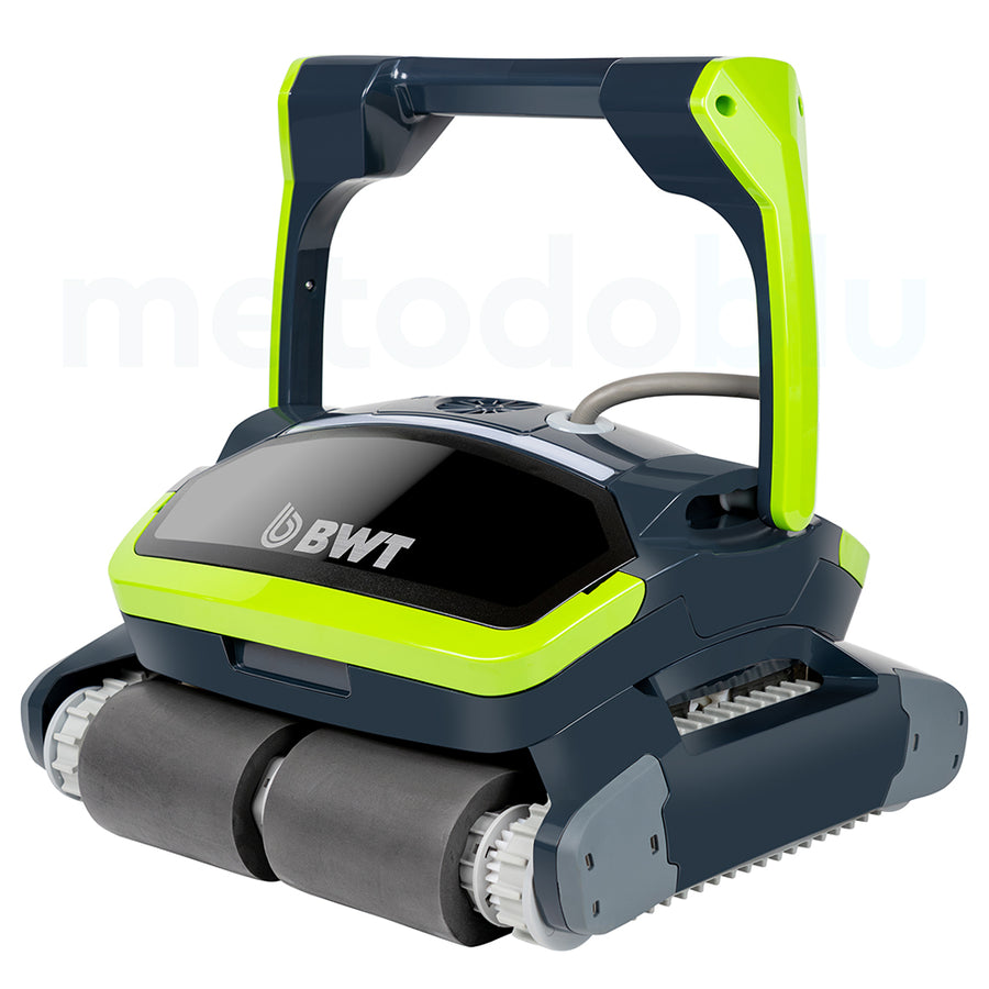 BWT ES1500 Pool Cleaner Robot for Floor, Walls and Waterline, Bluetooth App, Caddy, 4-Year Warranty, up to 15 m