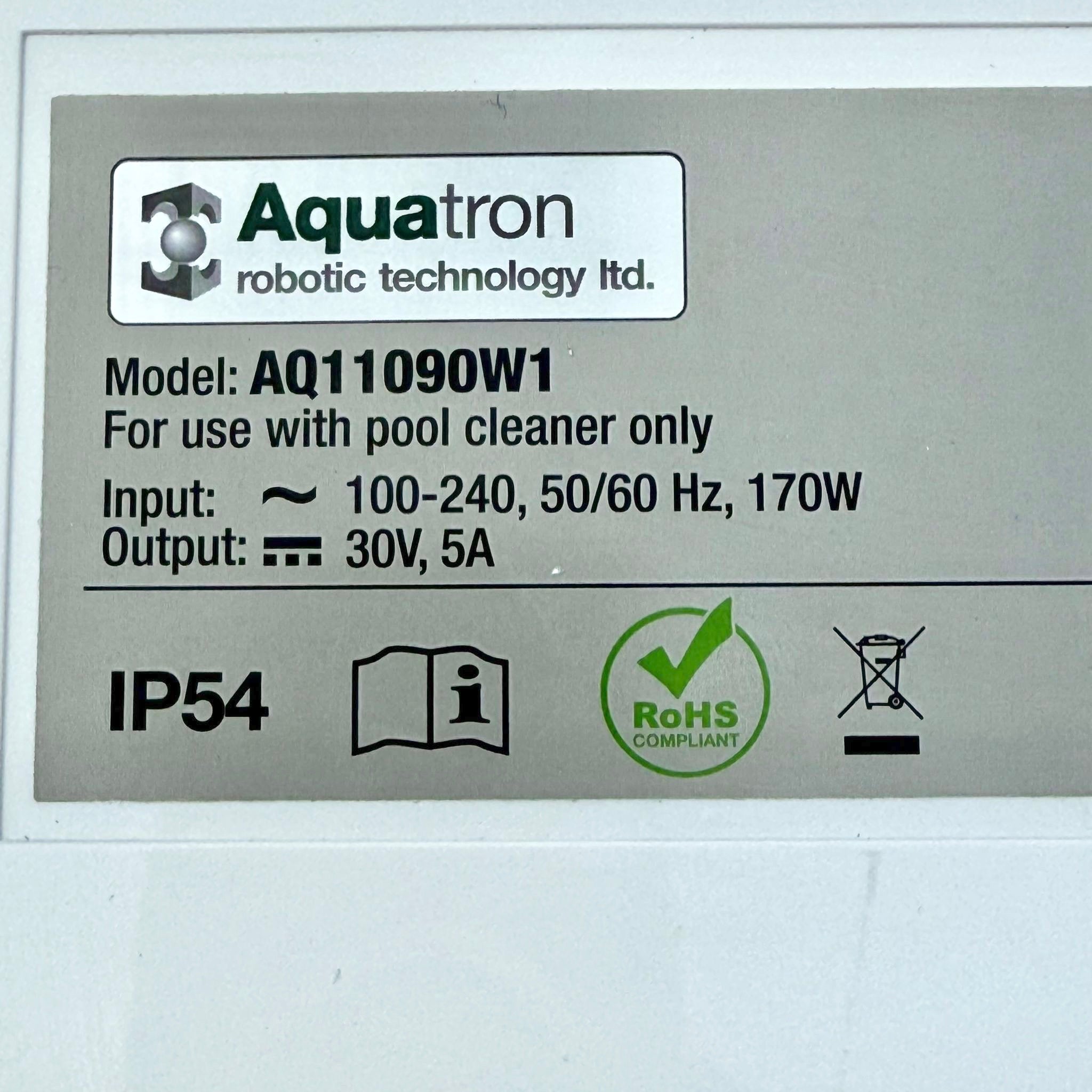 Netzteil für Poolroboter BWT / Aquabot / Cosmy AQ11090W1 - Gebraucht (12 Monate Garantie)