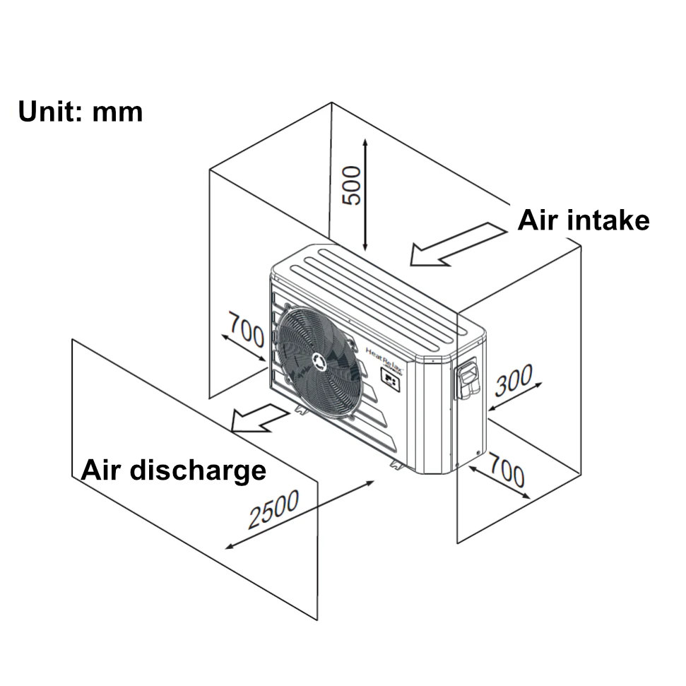 Hayward Heat Relax 6 kW Heat Pump for Pools up to 30 m³
