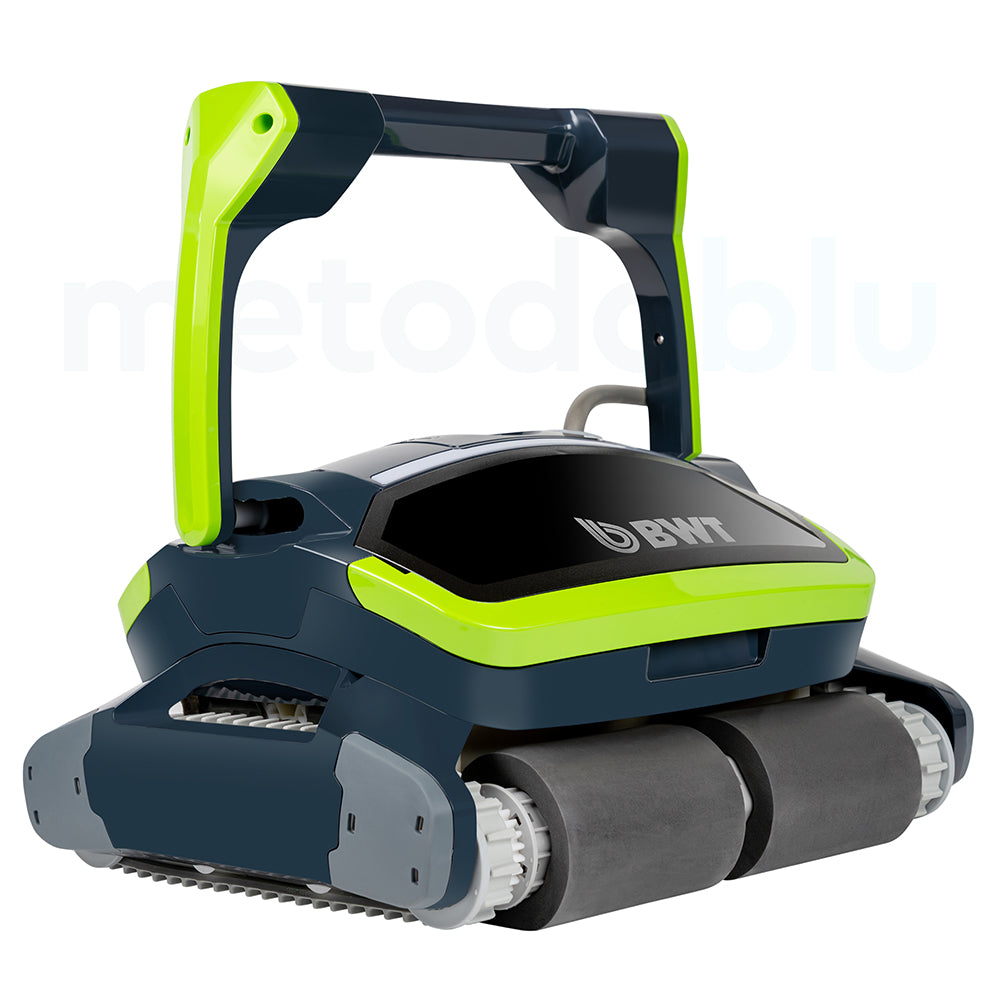 Poolroboter BWT ES1500 für Boden, Wände und Wasserlinie, Bluetooth-App, Wagen, 4 Jahre Garantie, bis zu 15 m