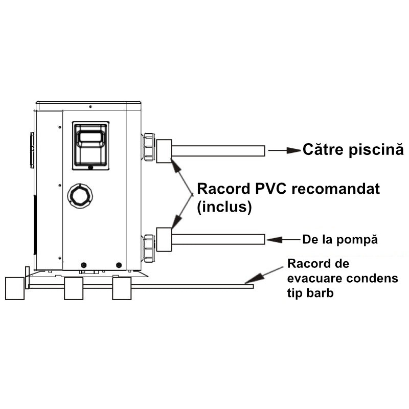 Pompă de căldură Garden Pac Pro Full Inverter 12 kW pentru piscine de la 30 la 60 m³