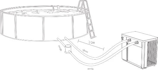 Wärmepumpe Hayward Micro 2,5 kW für Pools bis 15 m³ mit Bluetooth