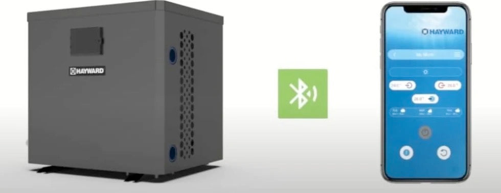Wärmepumpe Hayward Micro 2,5 kW für Pools bis 15 m³ mit Bluetooth