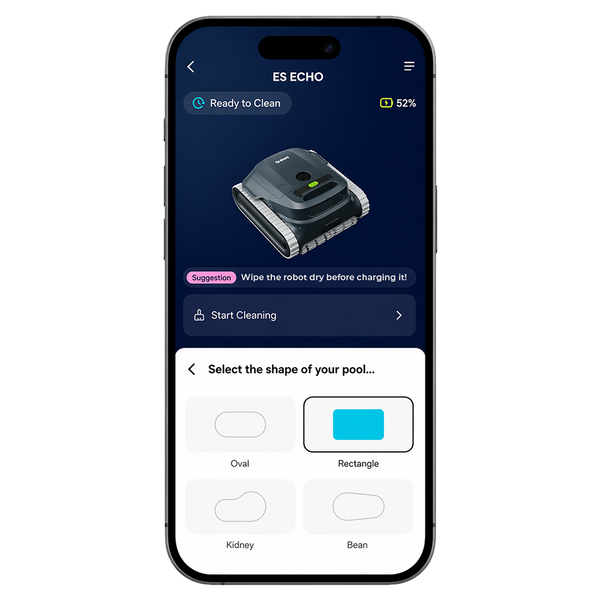 BWT ES Echo Cordless Pool Robot Cleaner - Battery Powered - WiFi App - New 2026