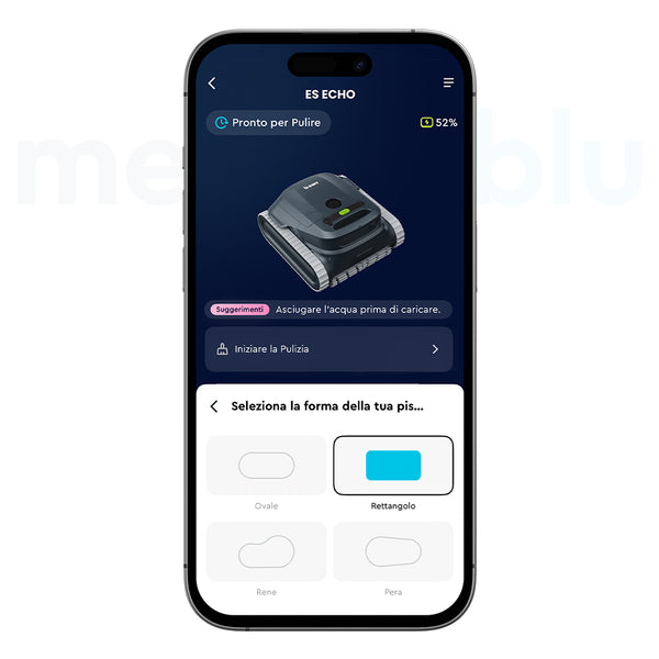 BWT ES Echo Senza Fili | Robot Piscina Cordless con App Wi-Fi per Fondo, Pareti e Linea d’Acqua, Novità 2026