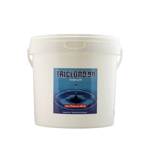 Trichlor 90% Tablets 200g – Slow-Dissolving Chlorine for Pools