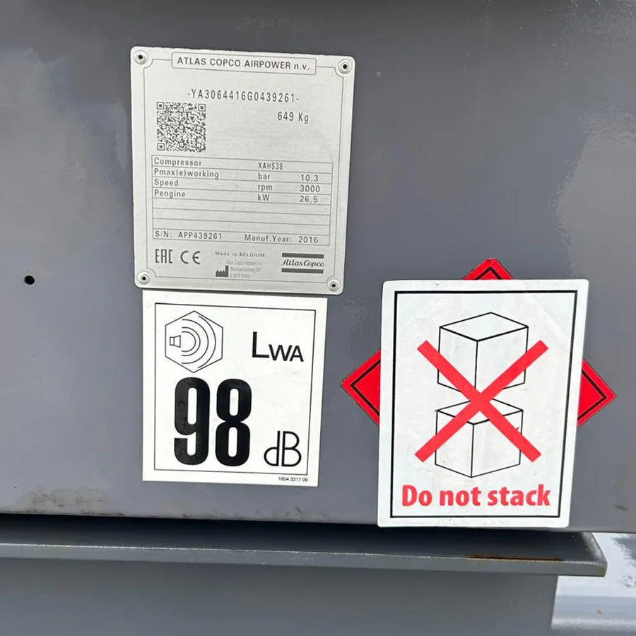Compressore Atlas Copco XAHS 38 - 80 Ore di Utilizzo - MetodoBlu