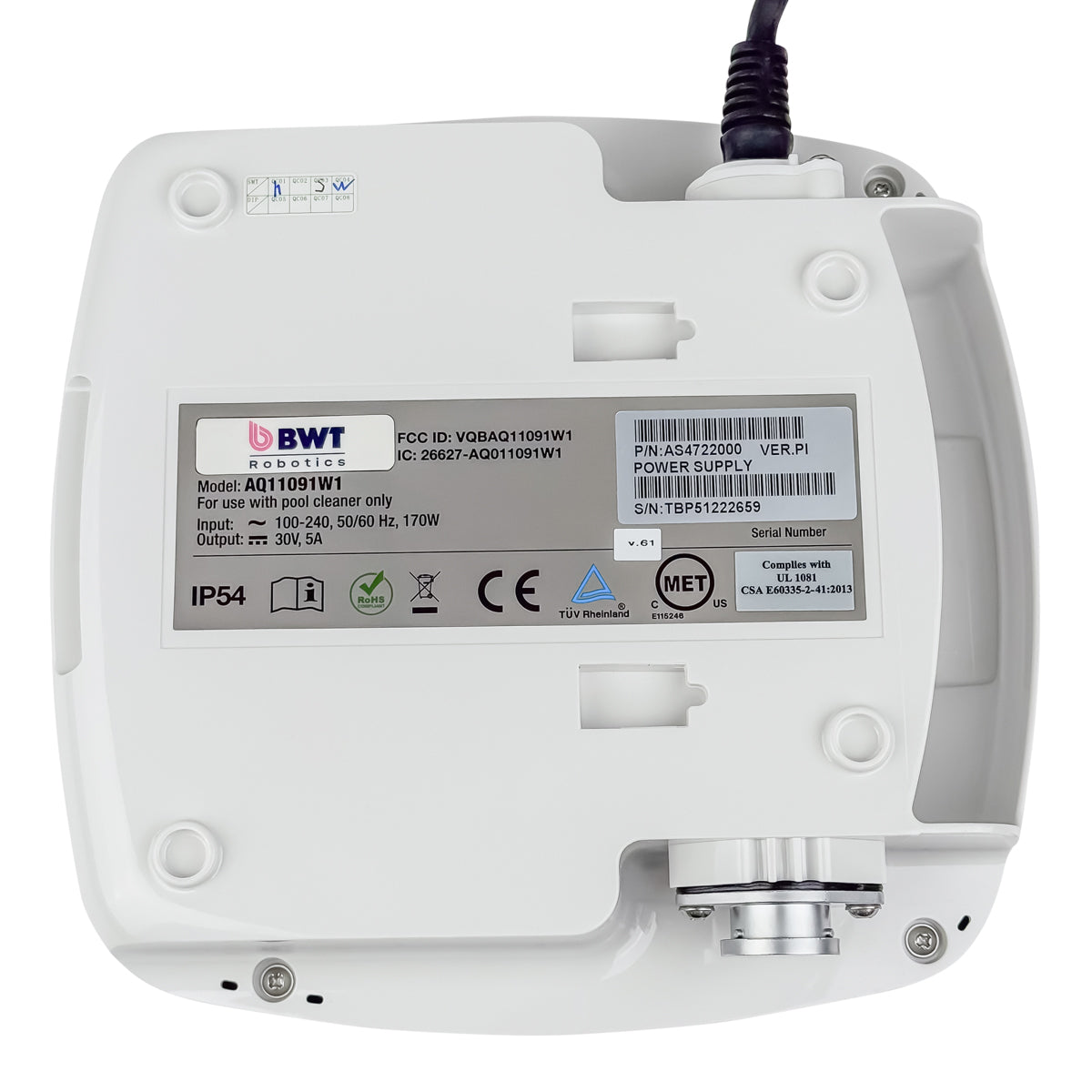 Napájecí Jednotka pro Bazénové Roboty BWT / Cosmy / Aquabot / Aquatron | AQ11091W1 / 125299050