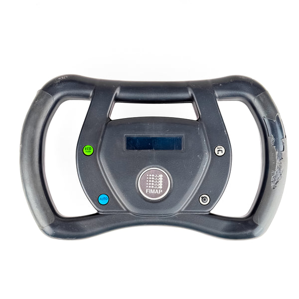 Grupo Completo de Comando (Volante) para Lavadoras de Pavimentos Comac Vispa XS / Fimap Genie XS - Placa 440029 | Usado (Garantia 12 meses)
