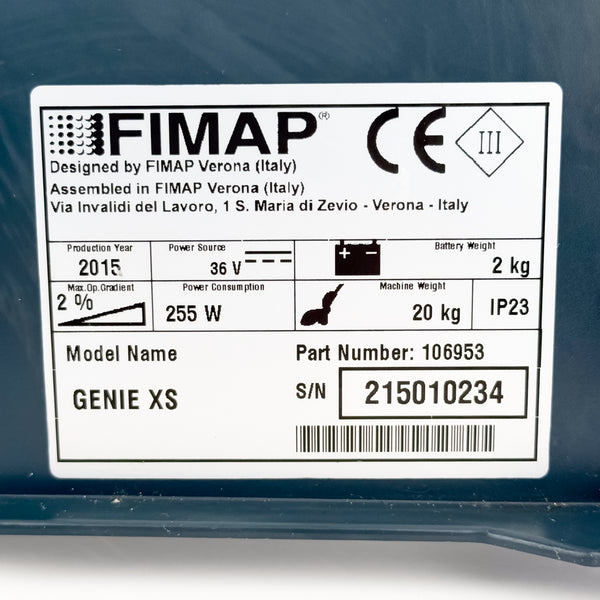 Øverste dæksel til gulvvasker Comac Vispa XS / Fimap Genie XS - 441487 | Brugt