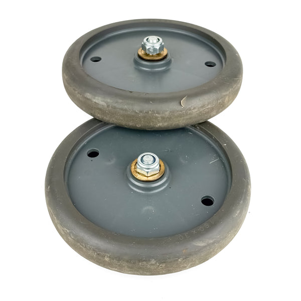 Par de rodas para lavapavimentos Comac Vispa XS / Fimap Genie XS - 439343 + tampas 439345 | Usado