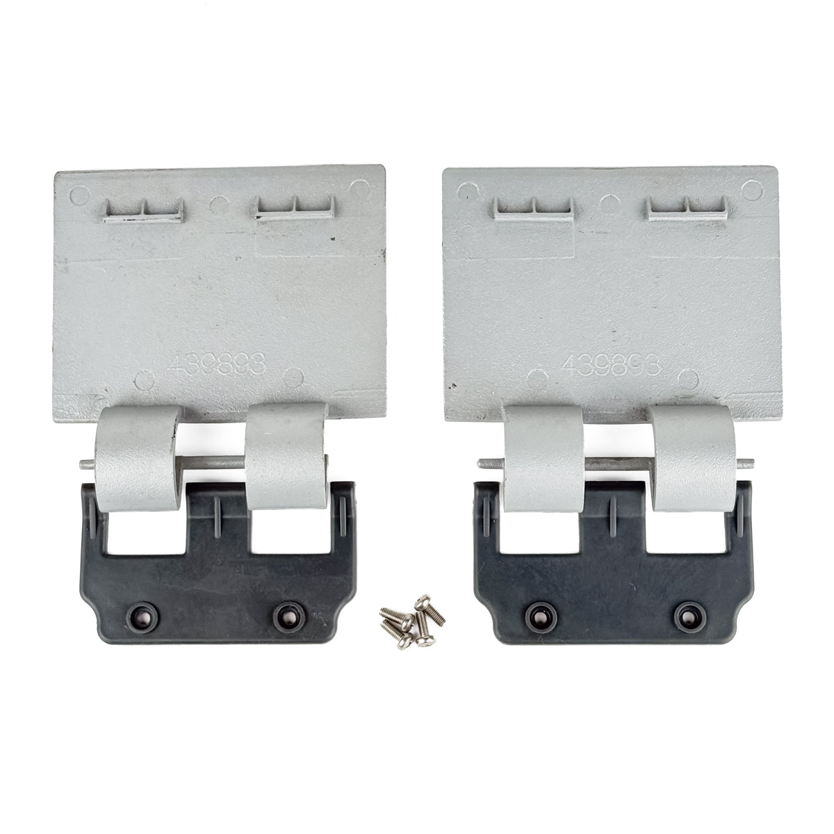 Pair of Tank Lock Levers with Hinge Pins for Comac Vispa XS / Fimap Genie XS Floor Washer - 439893 / 439894 | Refurbished