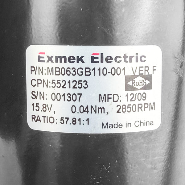 Μοτέρ κίνησης ρομπότ πισίνας Dolphin Maytronics MB063GB110-001 VER F - Μεταχειρισμένο (12 μήνες εγγύηση)