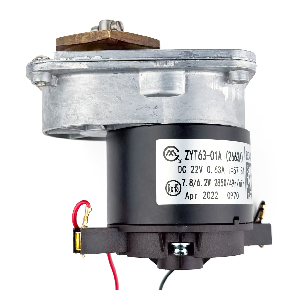 Motor pojezdu pro bazénový robot Hayward ZYT63-01A / RC40111 – použitý (záruka 12 měsíců)
