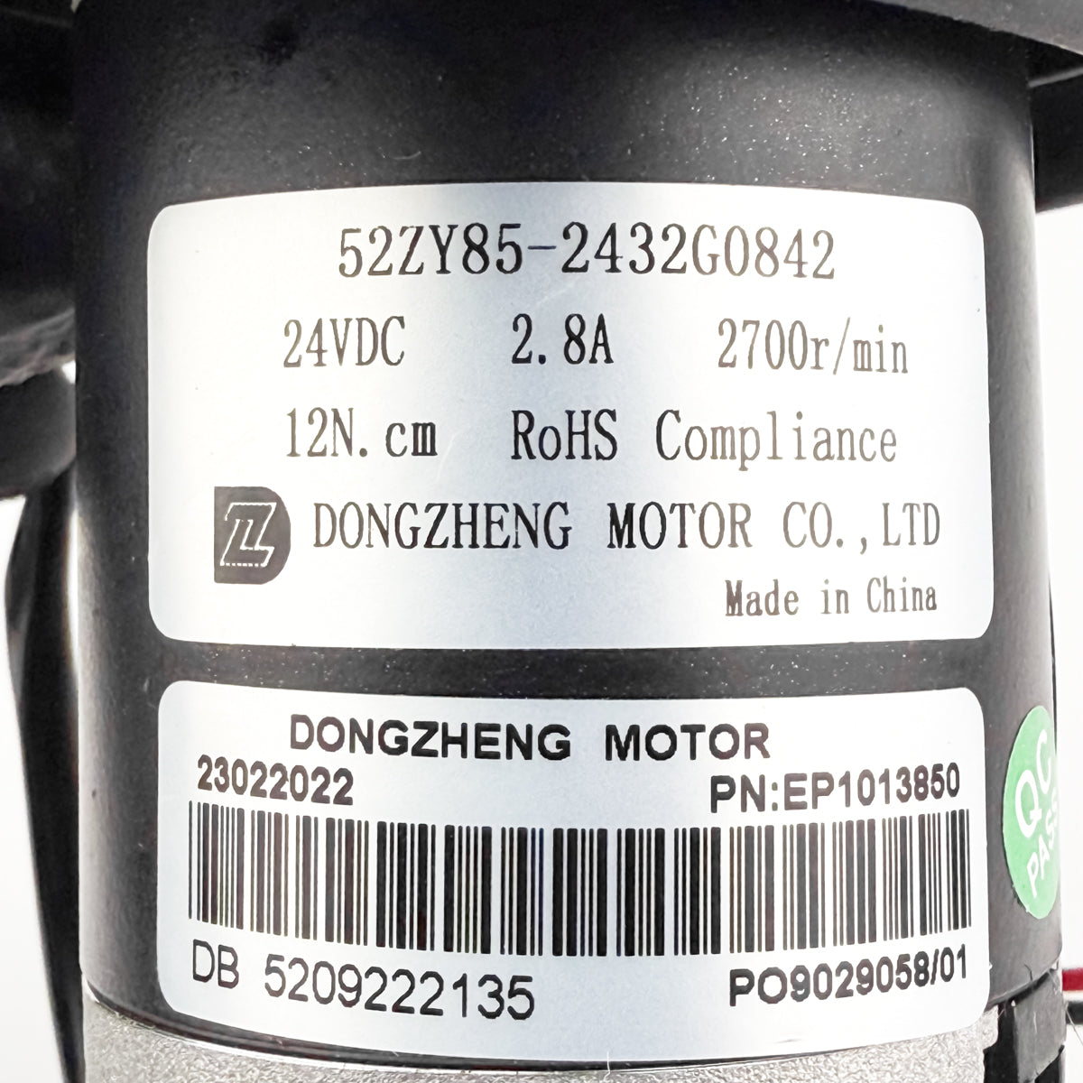 Motor Bomba de Succión Robot Piscina Cosmy 52ZY85 - 2432G0842 - Usado (Garantía 12 meses)