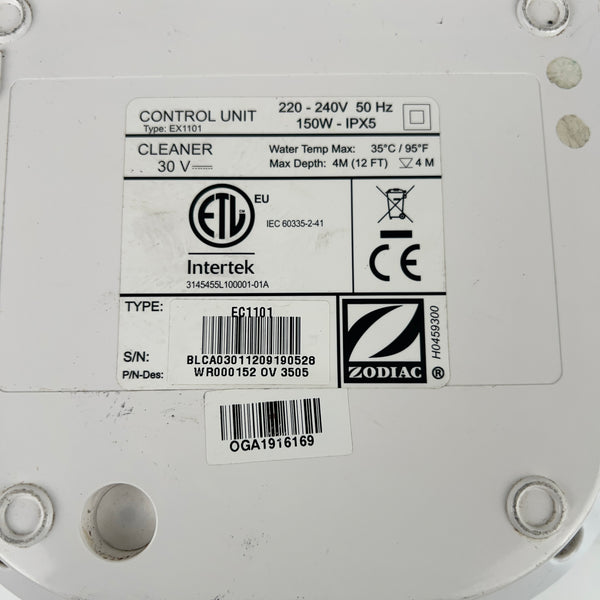 Fuente de Alimentación Robot Piscina Zodiac Vortex OV / GV / AV - R0637400 - EC1101 - Usado (Garantía 12 meses)