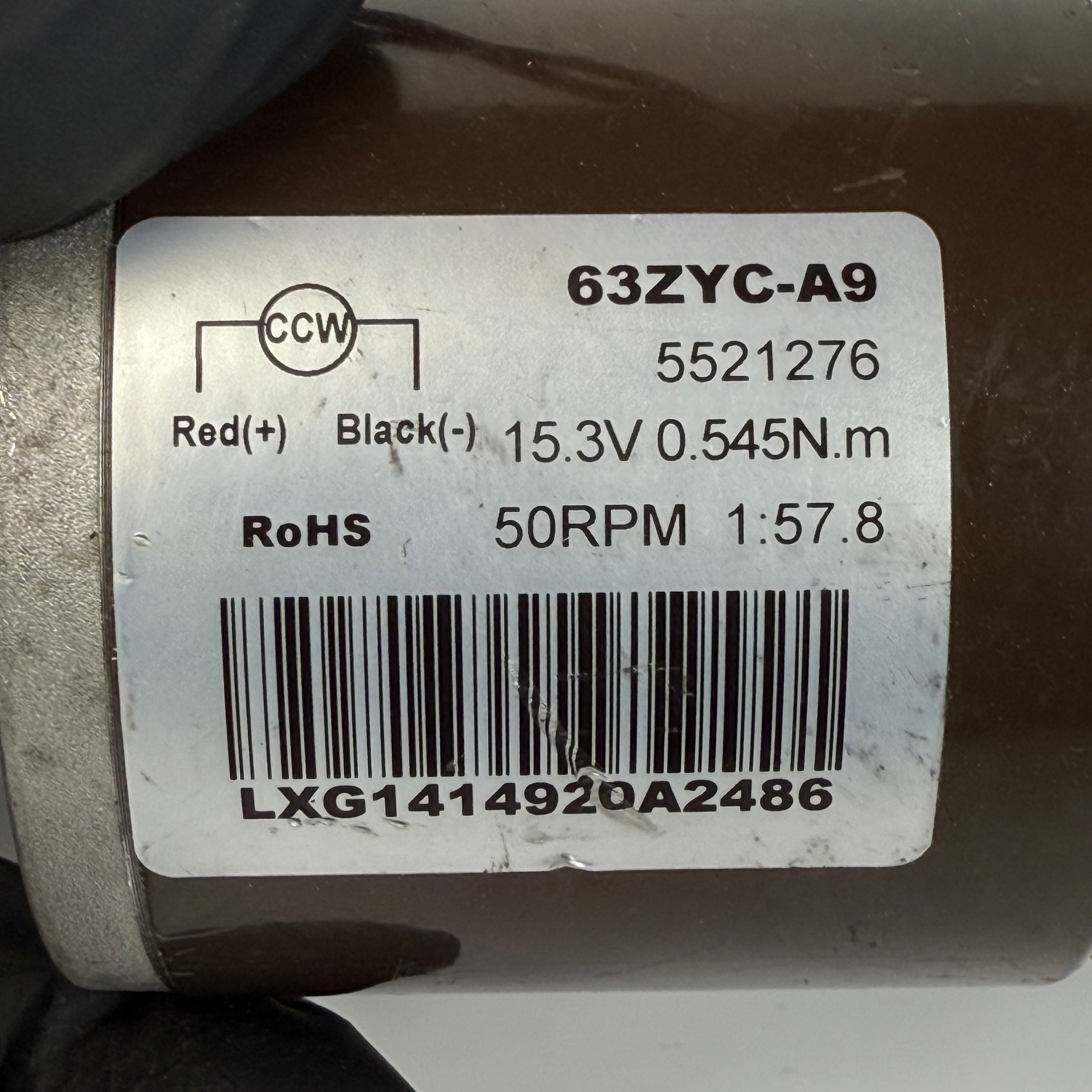 Antriebsmotor Poolroboter Dolphin Maytronics 63ZYC-A9 - Gebraucht (12 Monate Garantie)