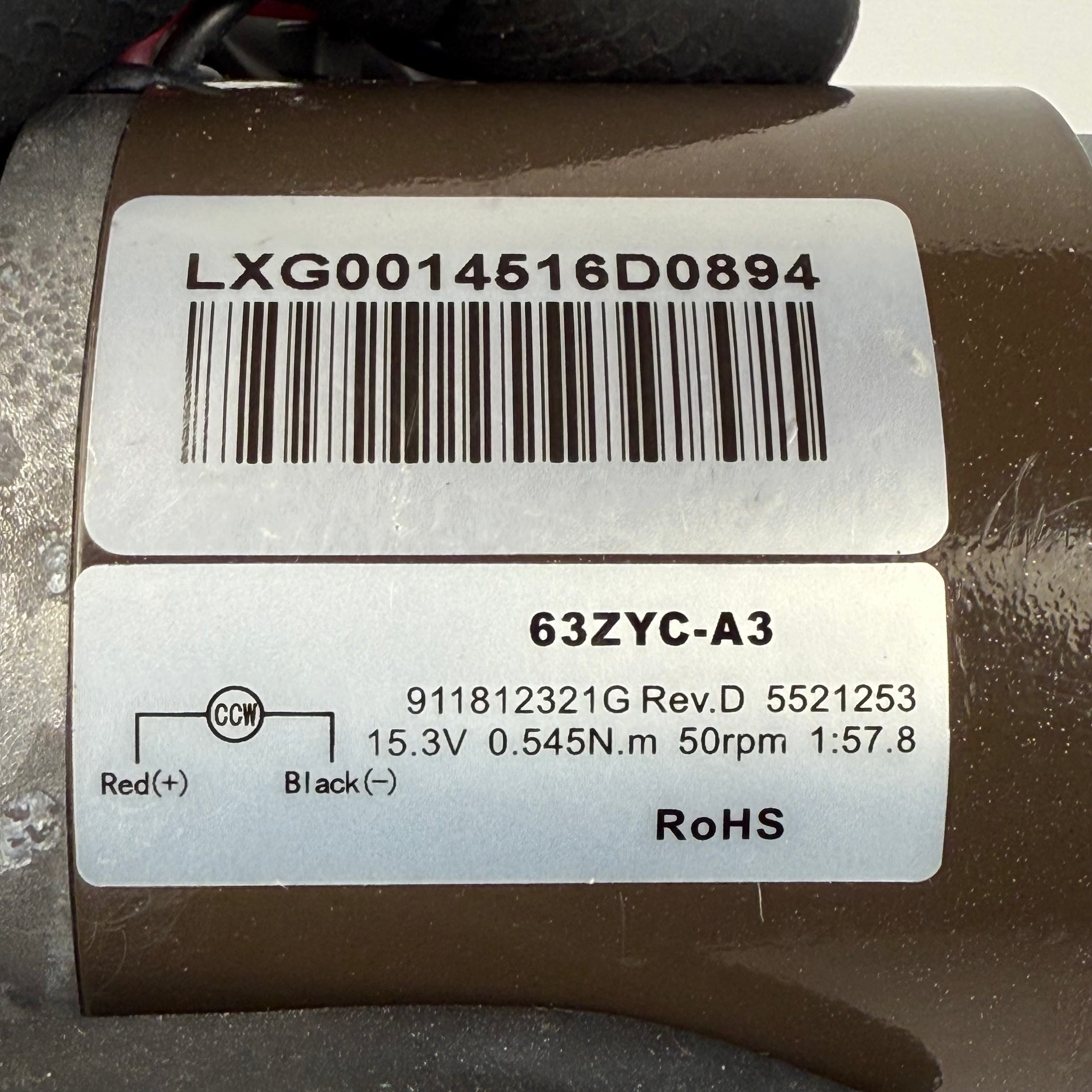 Antriebsmotor Poolroboter Dolphin Maytronics 63ZYC-A3 - Gebraucht (12 Monate Garantie)