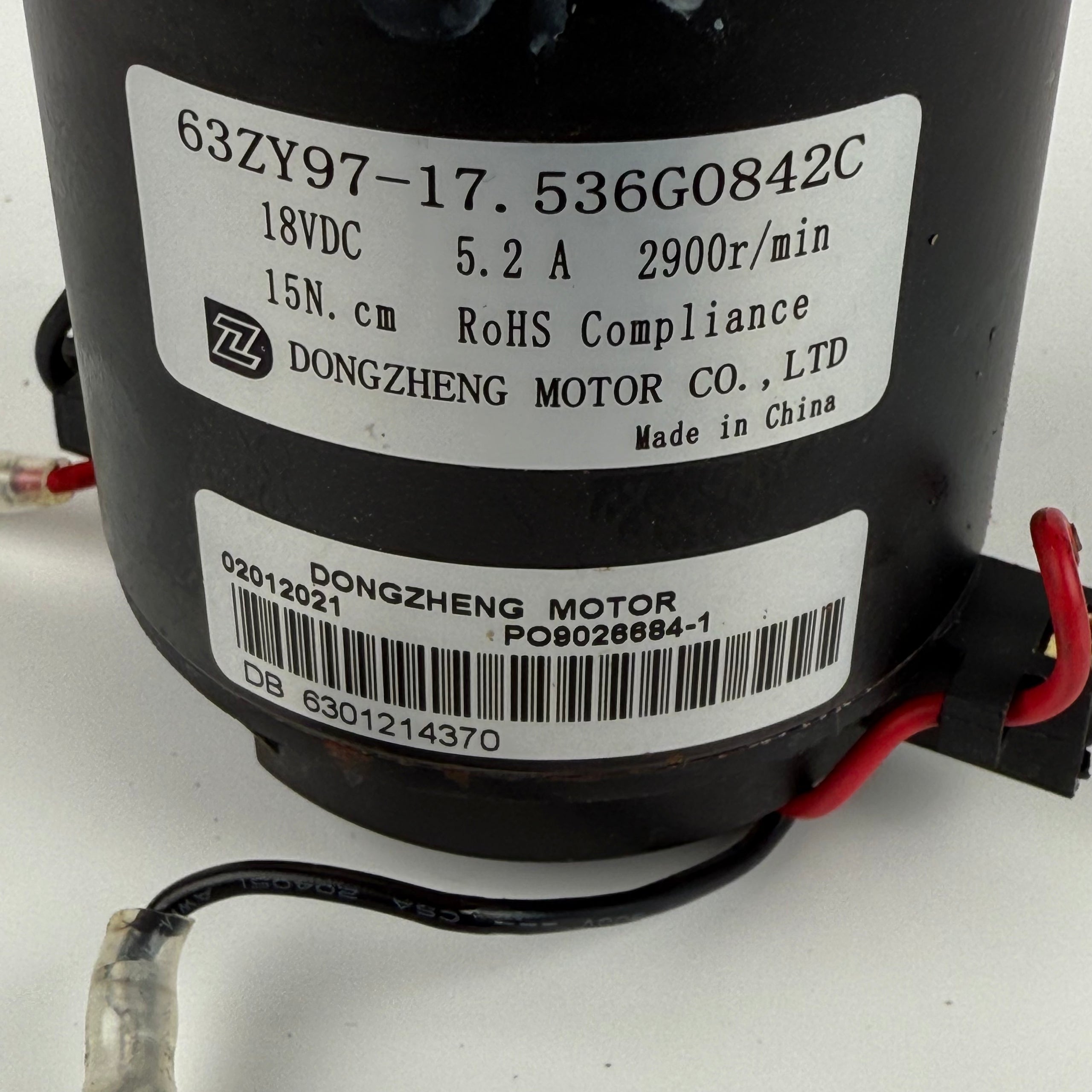 Moteur Pompe Aspiration Robot Piscine BWT / Aquabot 63ZY97 - Occasion (Garantie 12 mois)