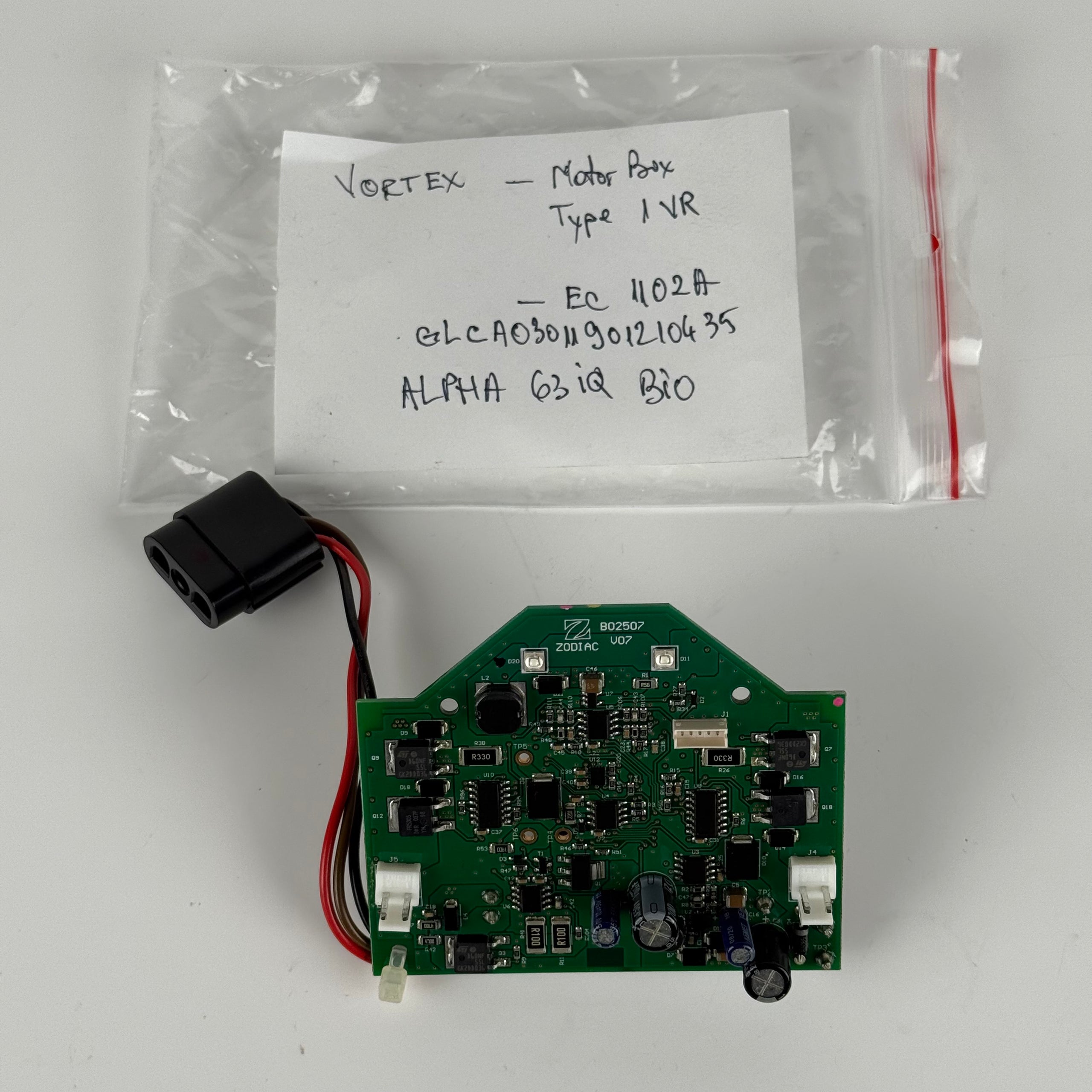 Tarjeta Electrónica Robot Piscina Zodiac Alpha 63 iQ Bio - JY21000064 - Usado (Garantía 12 meses)