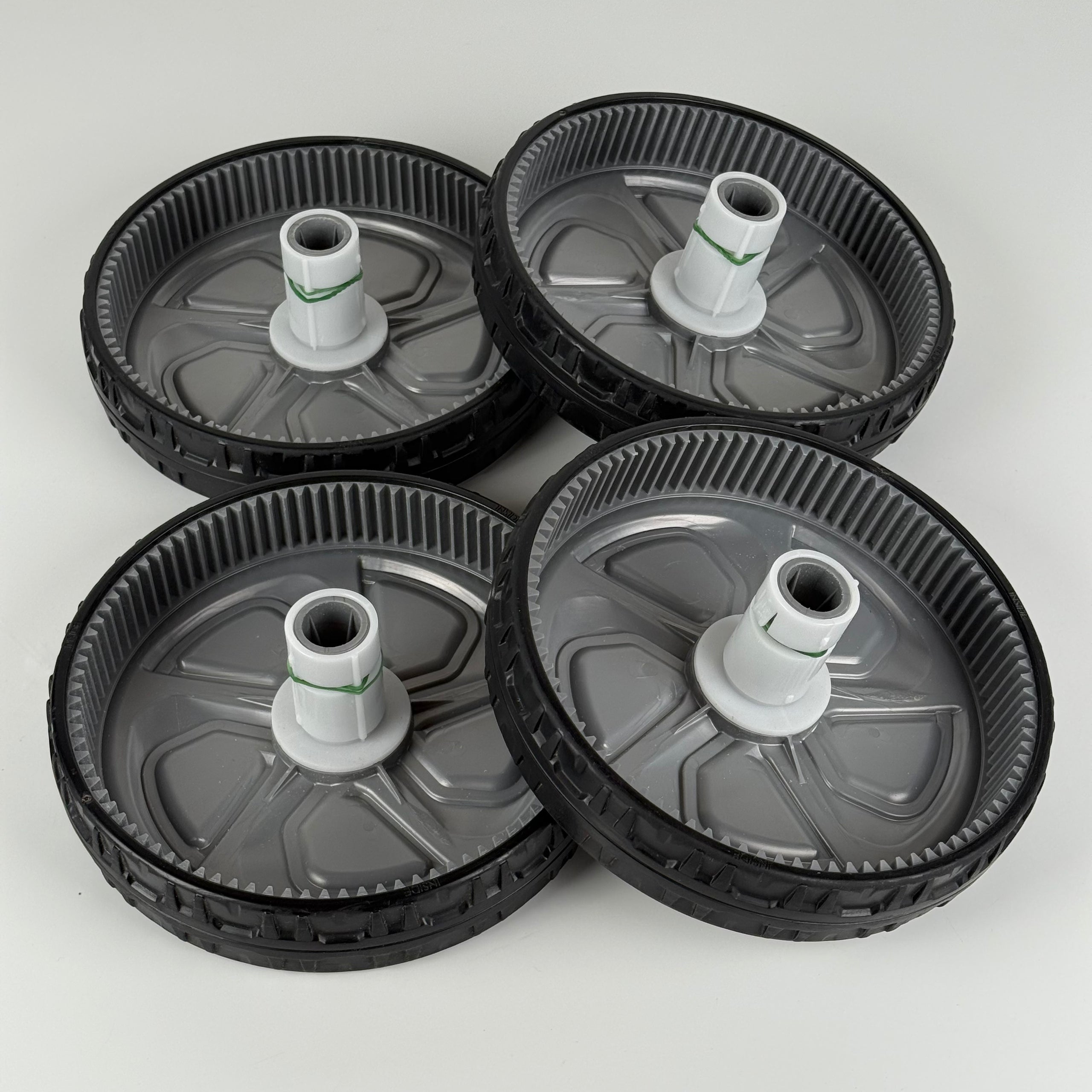 Set 4 Ruedas USADAS Grises Robot Piscina Zodiac Alpha R0865600 - Usado