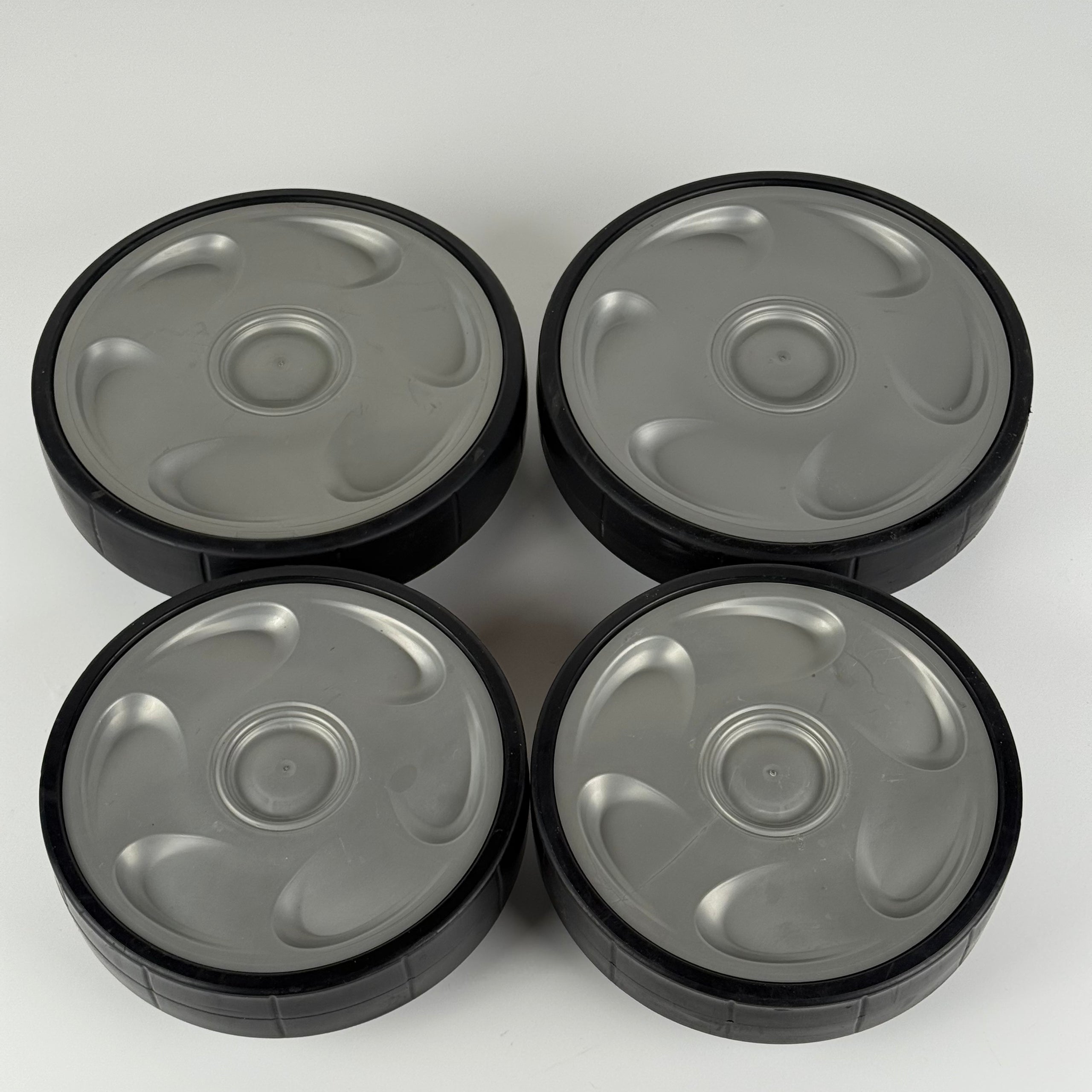 Set 4 Ruedas USADAS Grises Robot Piscina Zodiac Vortex R0636100 + R0636001 - Usado
