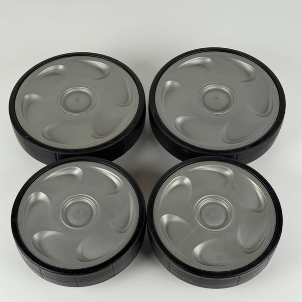 Set 4 Ruedas USADAS Grises Robot Piscina Zodiac Vortex R0636100 + R0636001 - Usado