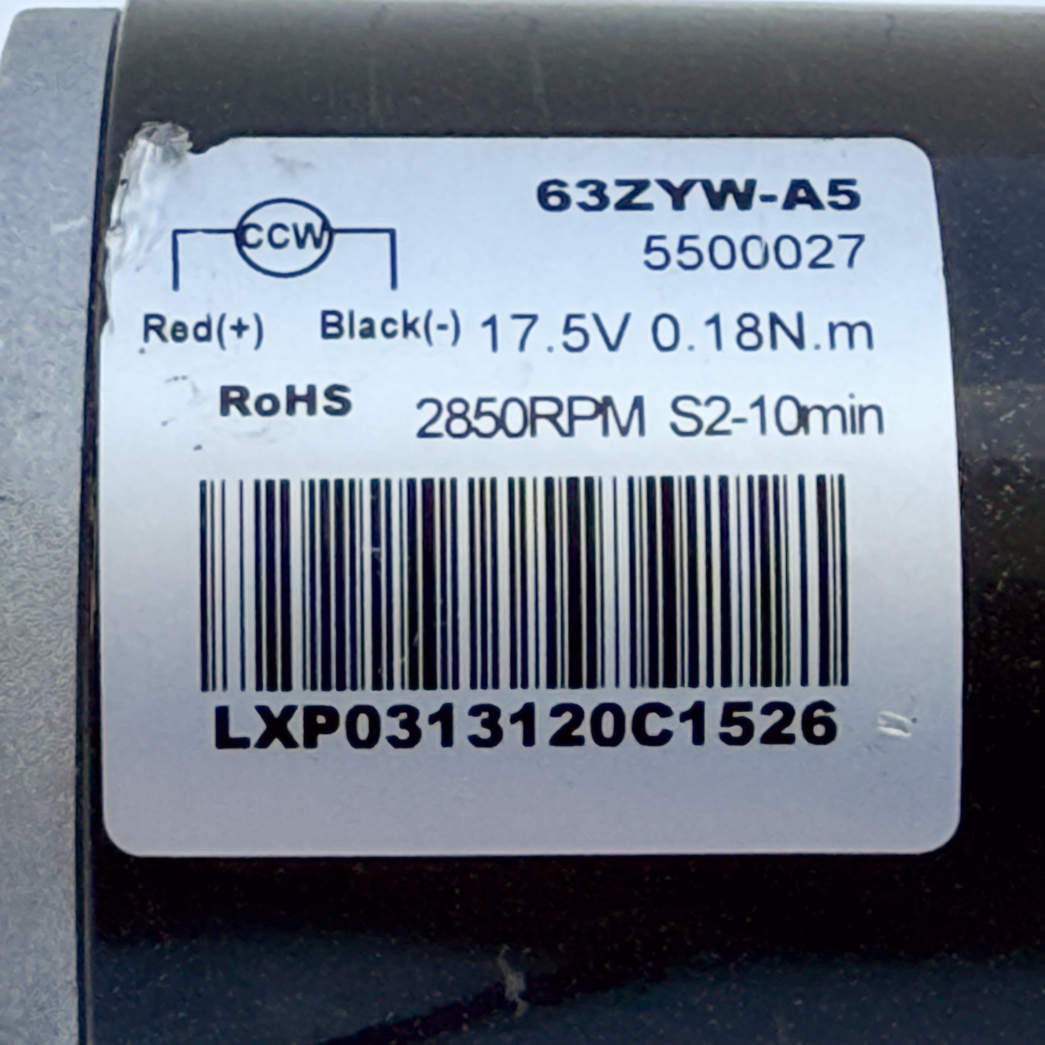 Motorpumpe til Poolrobot Dolphin Maytronics 63ZYW-A5 - Brugt (12 måneders garanti)