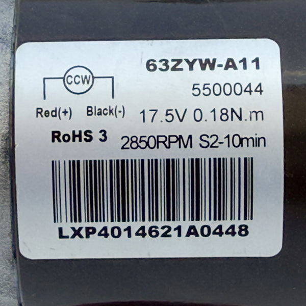 Dolphin Maytronics Pool Robot Suction Pump Motor 63ZYW-A11 - Refurbished (12-Month Warranty)