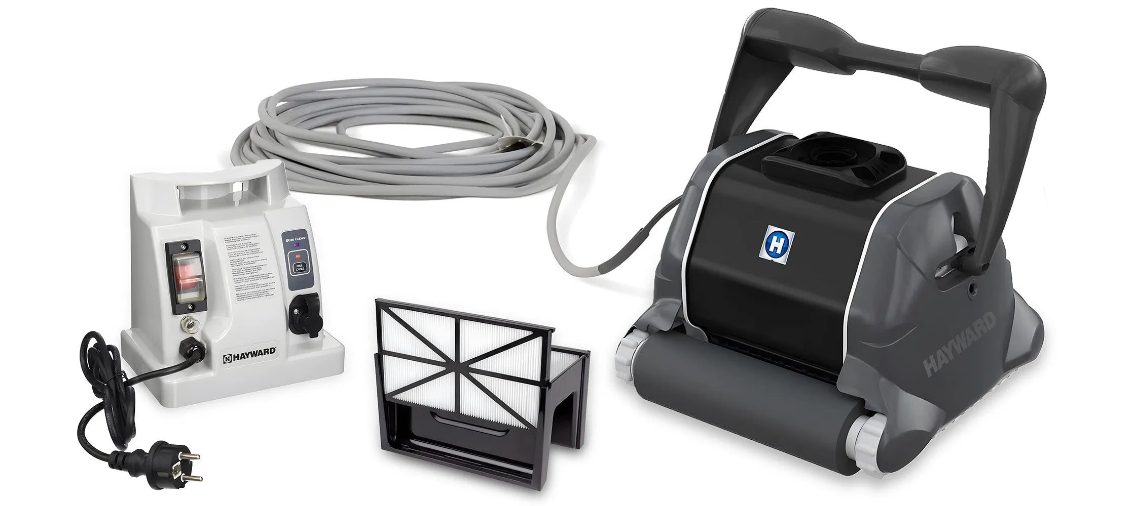 Robot pulitore piscina Hayward Tiger Shark XL QC - MetodoBlu