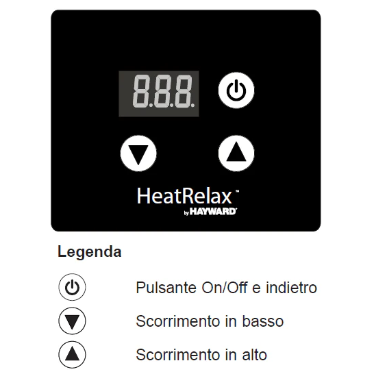 Pompa di Calore Hayward Heat Relax 6 kW per Piscine fino a 30 m³