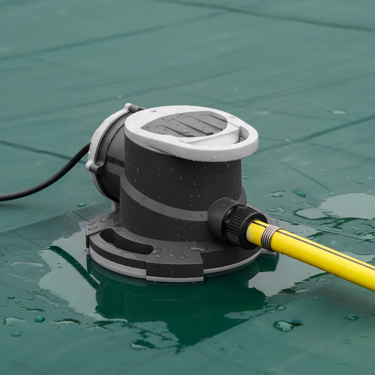 GLONG D-COVER S – pumpe til poolovertræk, automatisk / manuel, 0,6 HP – 7.000 l/h