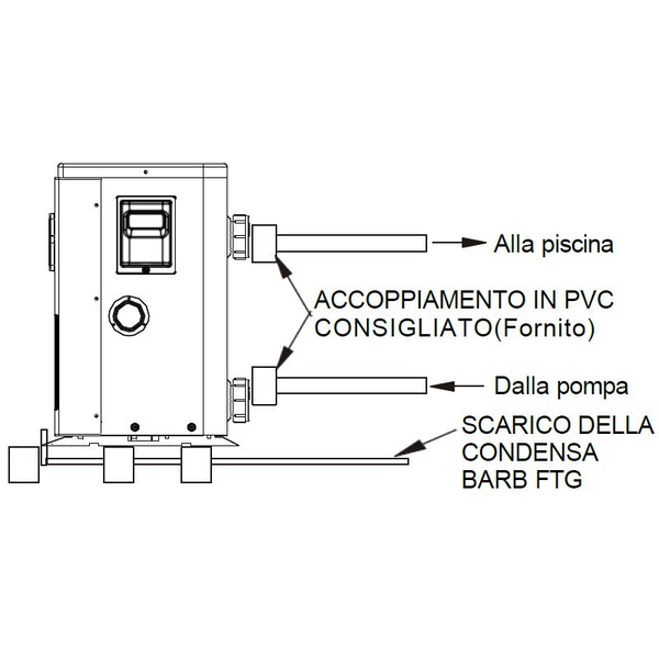 Pompa di Calore Garden Pac Pro Full Inverter 9 kW per Piscine da 25 a 50 m³