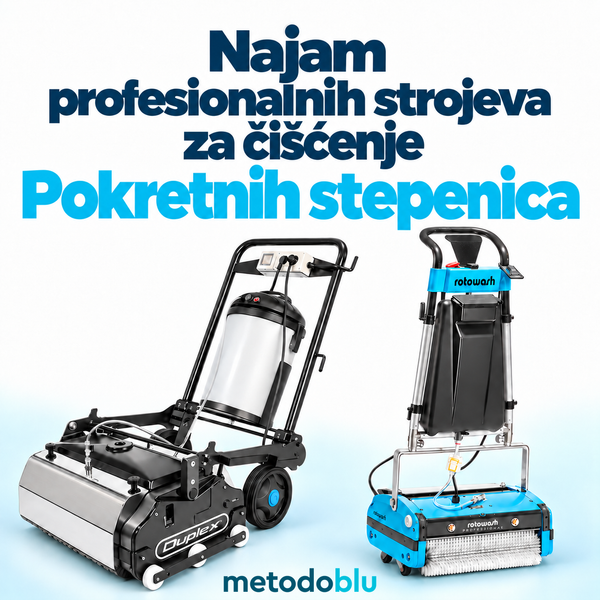 Najam Profesionalnih Strojeva za Čišćenje Pokretnih Stepenica