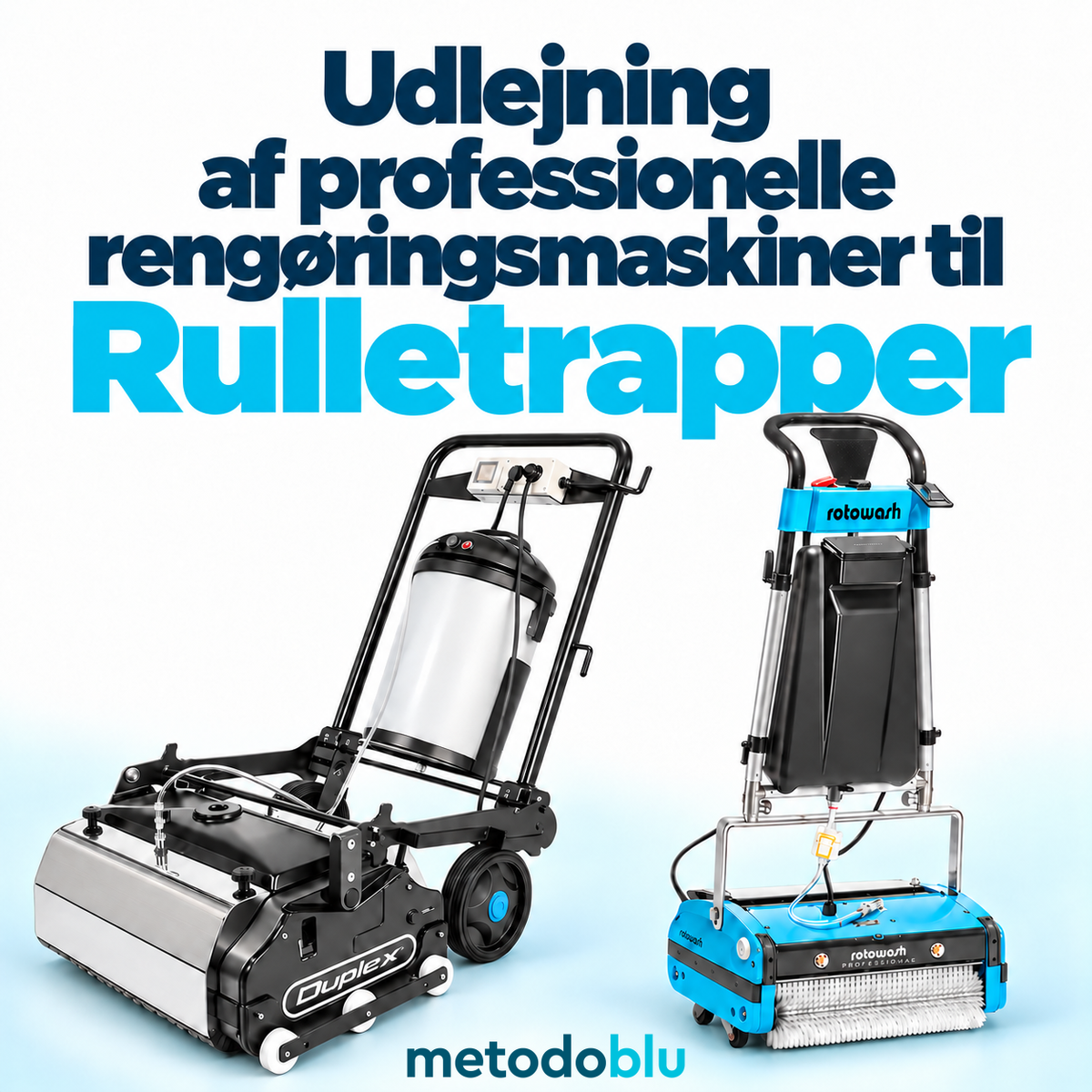 Leje af Professionelle Maskiner til Rengøring af Rulletrapper