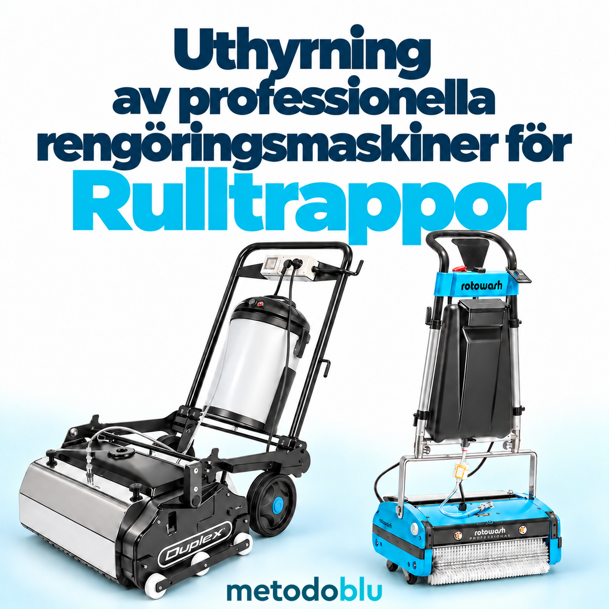Uthyrning av Professionella Maskiner för Rengöring av Rulltrappor